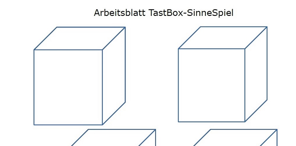 TastBox-SinneSpiel Spielarbeitsblatt